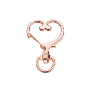 Brass Carabiner Clip Swivel Snap Hook Clasp Key Rings Climbing Carabiner Keychain Luxury