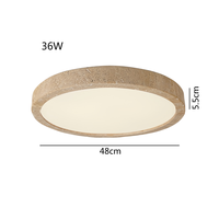 Plafonniers LED en pierre de grotte jaune, couloir, salon, style nordique moderne Wabi Sabi, lampe de plafond en travertin jaune naturel