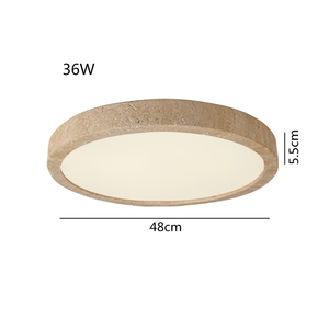 Lámparas de Techo <span class=keywords><strong>LED</strong></span> de Piedra Amarilla para Pasillo, Sala de Estar, Estilo Nórdico Moderno Wabi Sabi, Lámpara de Techo de Travertino Amarillo Natural - Product Image 5