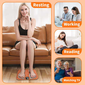 Tapis de massage intelligent multifonctionnel avec EMS et microcourant pulsé pour les jambes et le corps, soins de santé transfrontaliers - Product Image 2