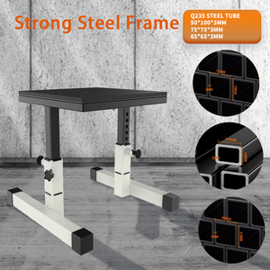 Hot Sale Premium Squat <strong>Box</strong> Training Station for Fitness Centers Durable Steel <strong>Frame</strong> with Wooden Top Platform - Product Image 4
