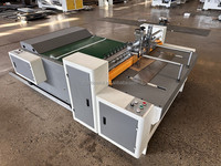 Machine automatique d'assemblage de carton, machine à rainurer les cloisons en carton ondulé avec support de collecte de papier