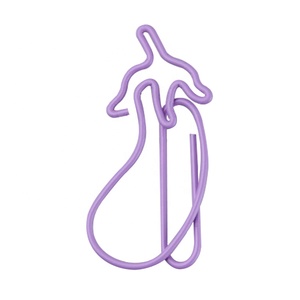 Nhà Sản Xuất Bán Sỉ Rau Hình Nhựa Cà Tím Kẹp Giấy Bookmark Và Tô Màu - Product Image 2