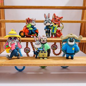 QQ nouveau fou Zootopia deuxième génération porte-clés mignon Judith Nick voiture sac Couple porte-clés - Product Image 6
