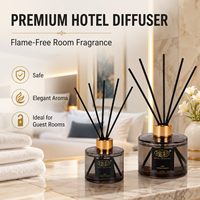 Diffuseurs de parfum de luxe en verre, ensemble de bouteilles, huiles aromatiques, emballage en gros, parfum pour chambre d'hôtel
