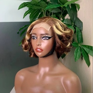 Luxury Hair Wholesale Raw Hair Weaves and <b>Wigs</b> 5x5 Loose <b>Wave</b> Bouncy Curly Transparent Lace Closure <b>Wig</b> - Product Image 1