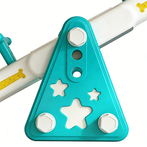 Balançoire en plastique de haute qualité avec un design mignon d'animal <span class=keywords><strong>girafe</strong></span> pour les écoles maternelles et les jardins d'enfants, petite balançoire pour enfants en plein air - Product Image 4