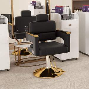 K Hot Selling High Quality Multifunctional Hair Salon <b>Chair</b> Home Outdoor <b>Dining</b> Versatile Barber Hairdressing <b>Chair</b> - Product Image 1
