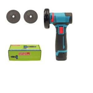Meuleuse d'angle électrique au lithium portable 16,8 V sans balais, alimentée par batterie, mini-machine de découpe et de meulage pour usage général et bricolage - Product Image 2