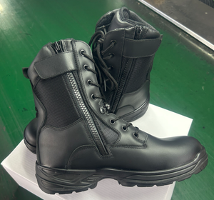 TSB601 PDRM men heavy duty cow leather tactical boots men large size fast production - Product Image 3