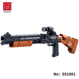 Pistolet en plastique ABS à assembler soi-même, modèle 1:8, jouet pour adultes, petits jouets à assembler, comprend 98 petites pièces de sniper - Product Image 6