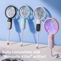 Camping de charge USB portable 2 en 1, équipé d'une lampe à lumière violette et d'un tueur de moustiques nouvellement conçu pour la lutte antiparasitaire