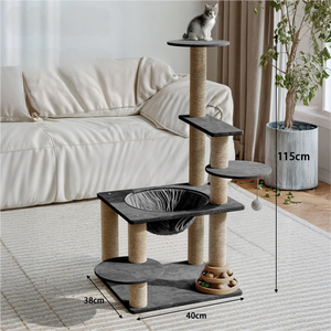 الأكثر مبيعًا إطار تسلق كبير خربشة سيزال للخدش يشجع على القفز والتسلق القط - Product Image 4