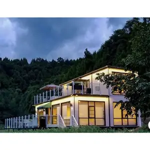 Hot Sell Good-Quality Residential Houses Light Steel Modern House Villa Custom Light Steel Structure Prefab Villa