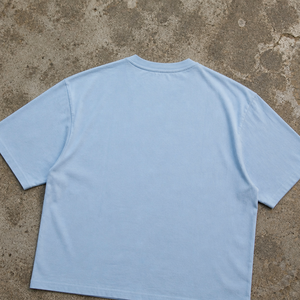 เสื้อยืดคอตตอนหนา 230GSM ทรงบ็อกซี่ แขนเสื้อแบบดรอปไหล่ สตรีทแวร์ผู้ชาย  ไม่มีลาย สีหลากหลายให้เลือก สั่งซื้อขั้นต่ำน้อย - Product Image 2