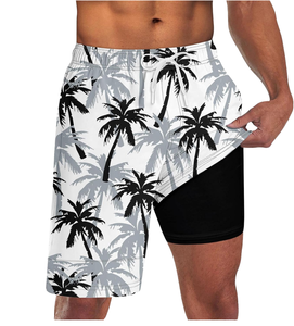 ONSTYLE Men 2-in-1 Running Shorts Compression Liner Gym <b>Athletic</b> Workout Bottoms - Product Image 1