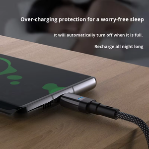 Cáp dữ liệu sạc nhanh Loại C với màn hình LED là một lựa chọn thời trang. Giao diện hợp kim nhôm bền hơn - Product Image 6