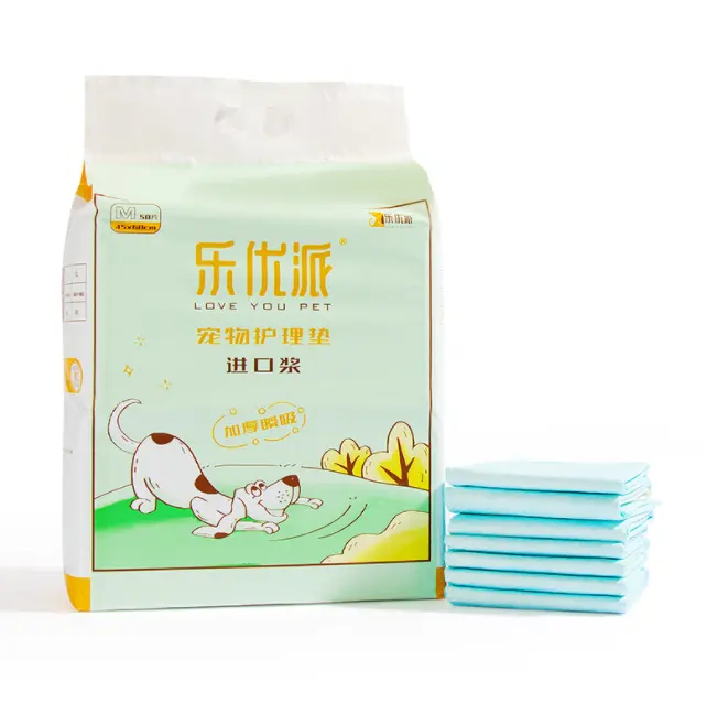 Leyou pet disposable absorb deodorization urinal pads dispers for pet puppy training pads