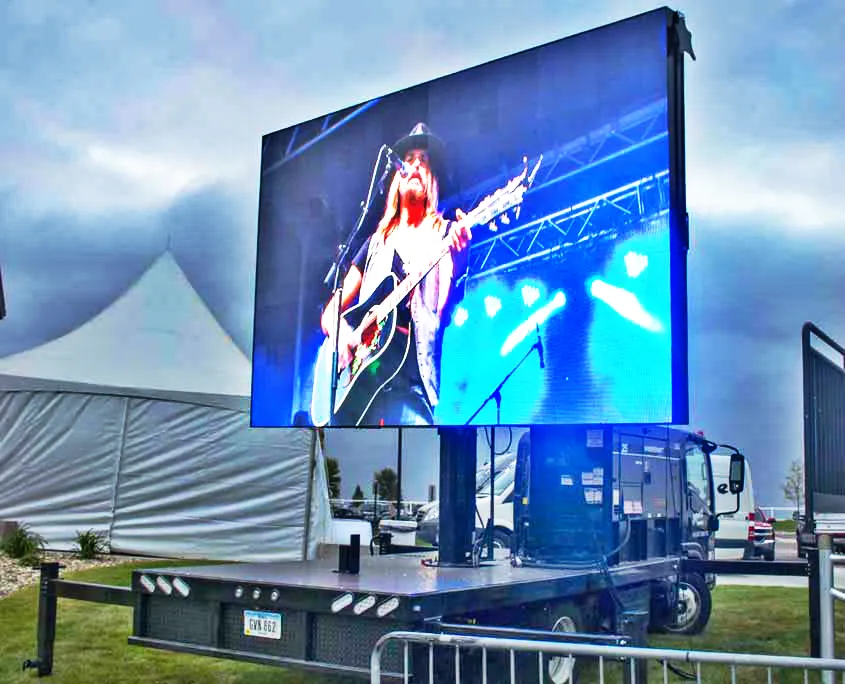 Su geçirmez P6 açık led ekran modülü Video duvar reklam tam renkli ekran led ekran