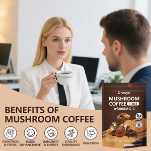 Superfood Organique Extrait Instantané de Café Ganoderma en Poudre Vente en Gros Lions Crinière Herbes Supplément Vitamines pour Nouveau-nés - Product Image 6