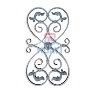Rosaces décoratives en fer forgé faites à la main sur mesure pour balcon - Design contemporain, anti-rouille, durables, couleurs personnalisées