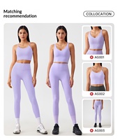 Ensemble de yoga personnalisé pour femme, deux pièces, taille haute, respirant, effet galbe fessier