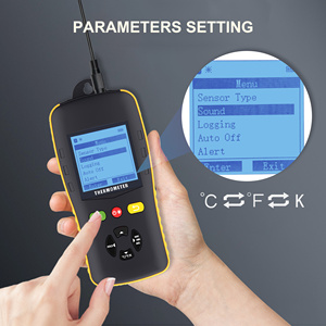Nhiệt độ kỹ thuật số dữ liệu <span class=keywords><strong>logger</strong></span> ghi nhiệt độ tzone ptd601 công nghiệp cầm tay cặp nhiệt điện Nhiệt kế - Product Image 5