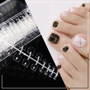 Nail Enhancement Open Toe Art Salon Nail Paper Traceless Ultra Thin Transparent Nails