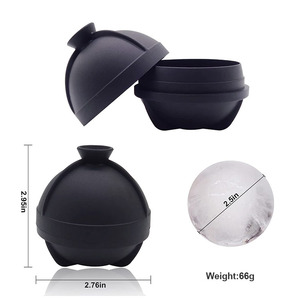 Molde para cubitos de hielo, bandeja de silicona de 6 cavidades, tamaño grande y gigante, 2 pulgadas, sin Bpa - Product Image 6