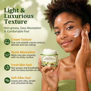 JINSME - Crema Facial Hidratante e Iluminadora de Marca Privada, 100 g, con Aceite de Baobab y Alfa Arbutina, Precio al por Mayor OEM/ODM - Product Image 2