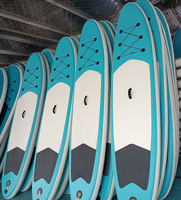 Planche de SUP gonflable bleue personnalisée pour homme, planche de paddle gonflable, planche de surf pour sports nautiques, planche de SUP pour sports nautiques