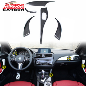 AISKA - Revêtement intérieur de voiture en fibre de carbone véritable - Moulures de garniture pour BMW F21 F22 F87 M2 118i 120i M235i M240i - Product Image 1