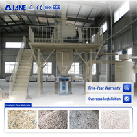 Ligne de production de litière pour chats LANE 1-5 T/H, machine granulatrice de bentonite, usine de fabrication de granulés de litière agglomérante pour chats