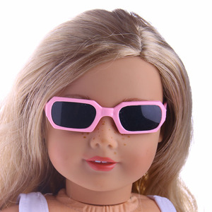 Neu eingetroffen: Modische, meistverkaufte, hochwertige 18-Zoll-Amerikanische Mädchenpuppe, Reborn-Puppe, Sonnenbrille für Puppen - Product Image 3