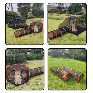 새로운 디자인 팝업 터널 실내 애완 동물 놀이터 캐리 백 고양이 햄스터 토끼 인클로저가있는 야외 텐트 - Product Image 6