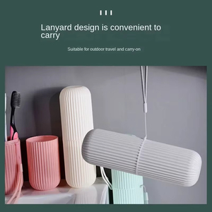 Ensemble de salle de bain portable en gros avec étui de rangement, nouvelle idée, organiseur de dentifrice - Product Image 2