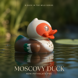 B.DUCK Série Sauvage Canard Moscovy Figurine PVC Flottante OEM Boîte Mystère Personnalisée - Product Image 4