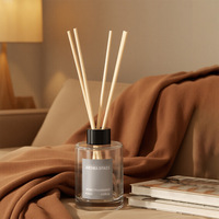 Flacon en verre de luxe vide de 120 ml pour huile parfumée d'ambiance sans flamme, parfum d'intérieur sans feu