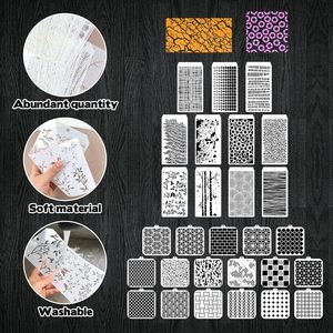 Pochoirs en plastique personnalisés, non toxiques et réutilisables, directement de l'usine, pour enfants et adultes - Product Image 3