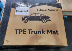 Forro de cama de camión 3D TPE de fácil limpieza resistente al desgaste, alfombrilla de carga, alfombrillas para maletero de coche para Ford F150 de 2 puertas 2012-2014 - Product Image 5