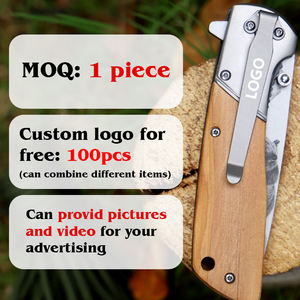 Il nuovo elenco bellissimo tattico manico in legno sopravvivenza campeggio <span class=keywords><strong>cacciatore</strong></span> pieghevole <span class=keywords><strong>coltello</strong></span> tascabile per esterni - Product Image 2