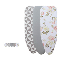 DS5017 Housse de table à repasser Coussin de couverture Rembourrage épais Résiste aux brûlures Planche à repasser Housse rembourrée Housse de planche à repasser en coton