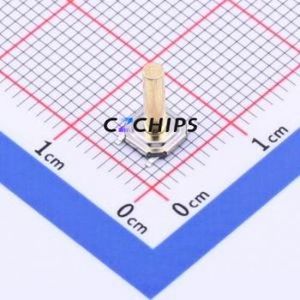 GT-TC084A-H090-L5 Tactile Switch SMD-4P,5.2x5.2mm Switch Single Pole Single Throw Round Button 1.6N Vertical Mount - Product Image 1