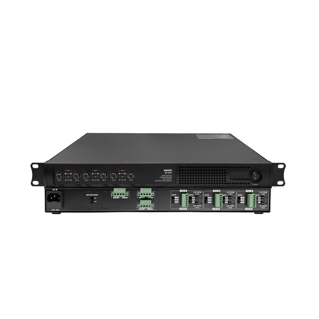 DEKEN DA-6350 350w Six Channel Stereo Professional Amp SPEAKON Output XLR Input Class D 1u Digital Power Amplifier for Stage