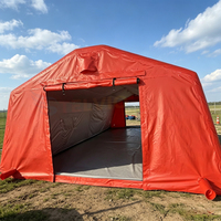 Tente gonflable extérieure pour le sauvetage et le secours en cas de catastrophe, abri temporaire, maison de contrôle des inondations et de sauvetage, tente gonflable d'urgence