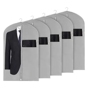 Manufacturers wholesale suit cover bag non-woven suit dust bag coat moisture-proof storage bag
