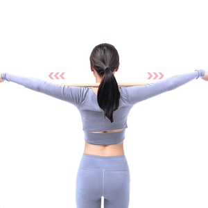 Logo personalizzato forma posteriore raddrizzante palo in legno <span class=keywords><strong>Pilates</strong></span> Yoga bastoni - Product Image 6