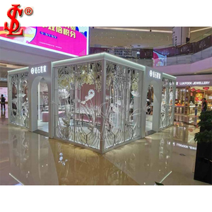 Comptoir de bijouterie de détail personnalisé en bois <span class=keywords><strong>Pandora</strong></span> pour l'aménagement intérieur des magasins, nom des magasins de bijouterie, kiosque - Product Image 4