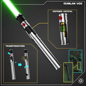 Quinlan Vos <span class=keywords><strong>Sabre</strong></span> <span class=keywords><strong>Laser</strong></span> avec Cristal Rotatif Révéler <span class=keywords><strong>Laser</strong></span> Épée Double Mode Hilt Design Proffie Neopixel <span class=keywords><strong>Sabre</strong></span> <span class=keywords><strong>Star</strong></span> the <span class=keywords><strong>Wars</strong></span> <span class=keywords><strong>Jouet</strong></span> - Product Image 2
