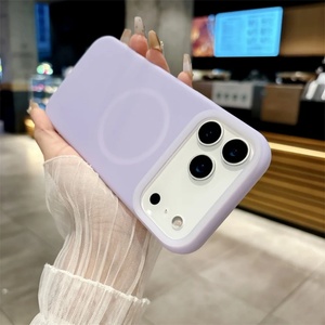 เคสโทรศัพท์ซิลิโคนเจลลี่แบบด้านหรูหรา พร้อมแม่เหล็ก สำหรับ iPhone 17 Air 16 15 14 13 12 11 Plus Pro Max รองรับการชาร์จไร้สาย - Product Image 4
